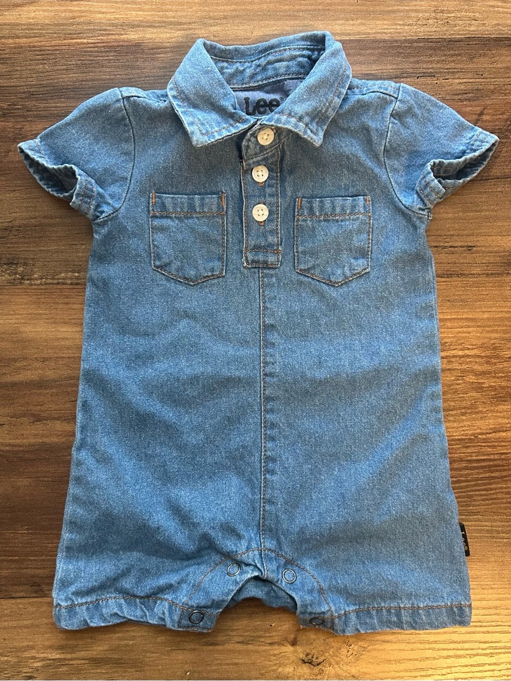 Lee Denim Baby Romper - Like New, Never Worn